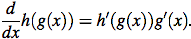 chain rule