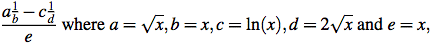 formula